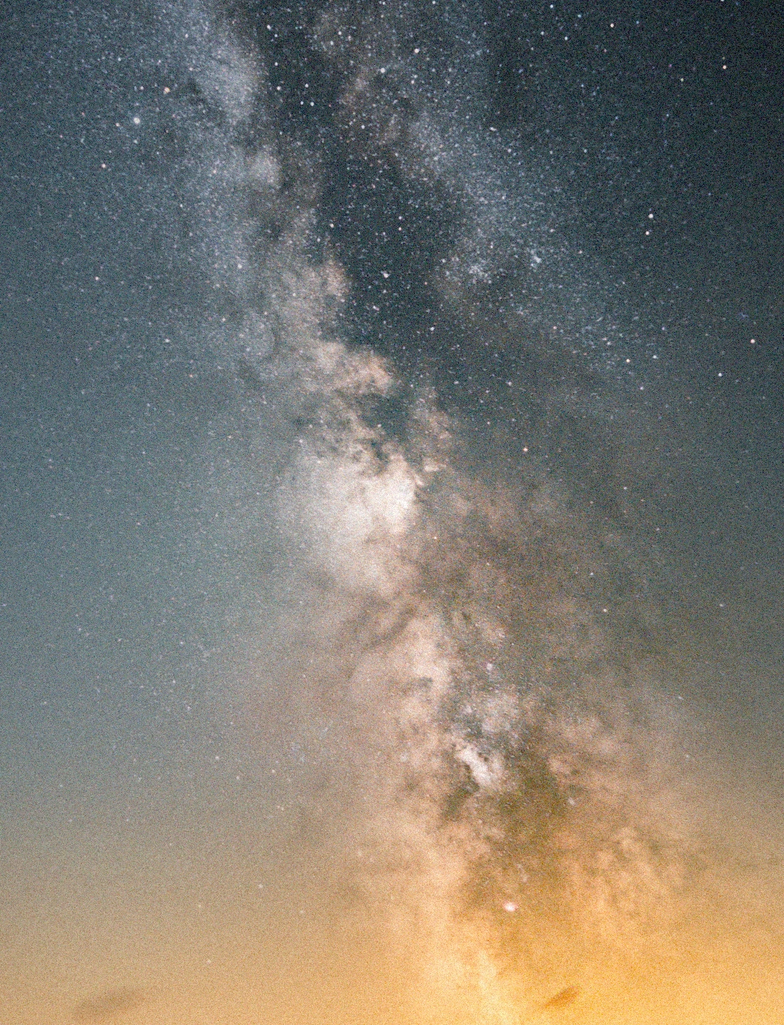 The same sky with high-ISO noise